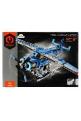 Deniz Uçağı Yapı Seti 323 Parça – Mekanik Yapım Oyuncağı, Kanatlı Uçak Modeli, STEM Gelişim Seti