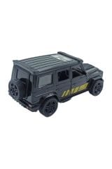 Metal Jeep Çek Bırak Özellikli Açılır Kapılı 11cm. Oyuncak Metal Jeep Siyah