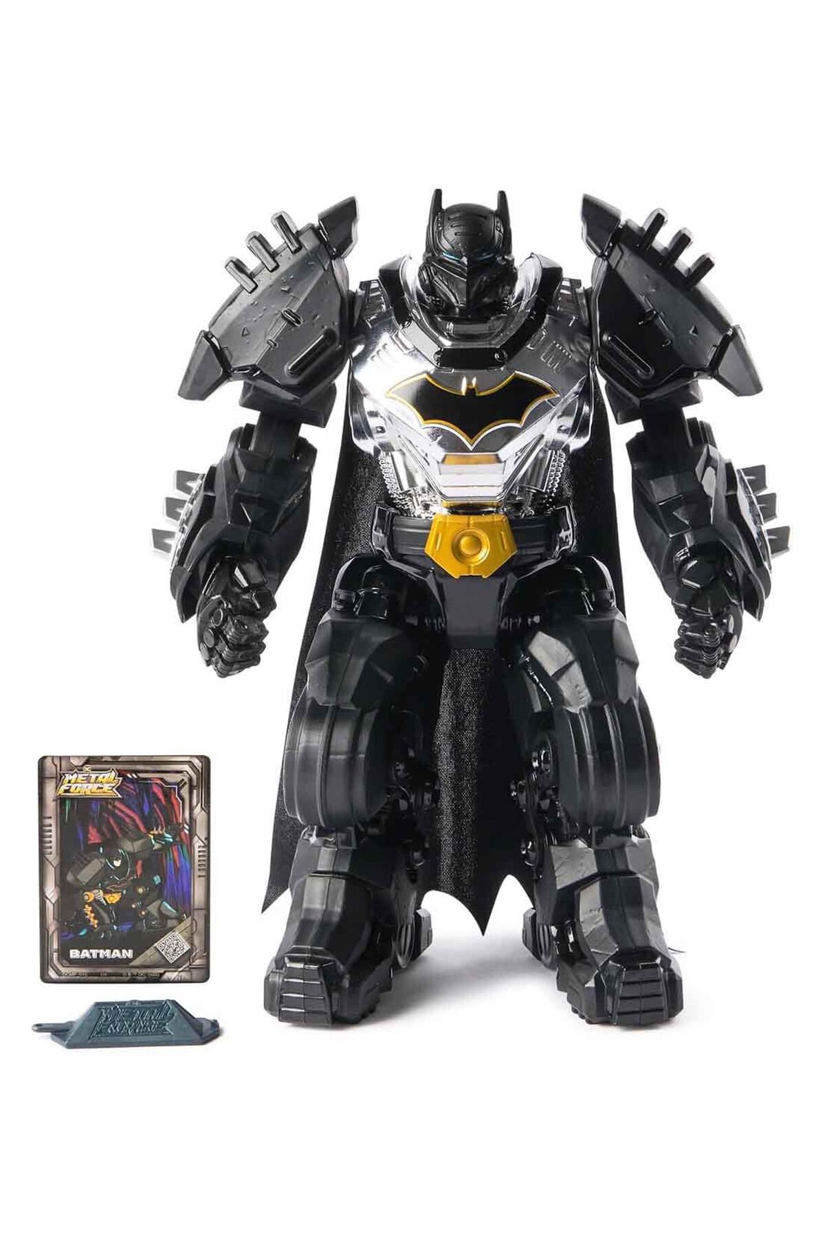 DC Metal Force Batman Figürü 30 cm: Eklemli Yapı ve Metalik Detaylarla Kusursuz Bir Batman Deneyimi!