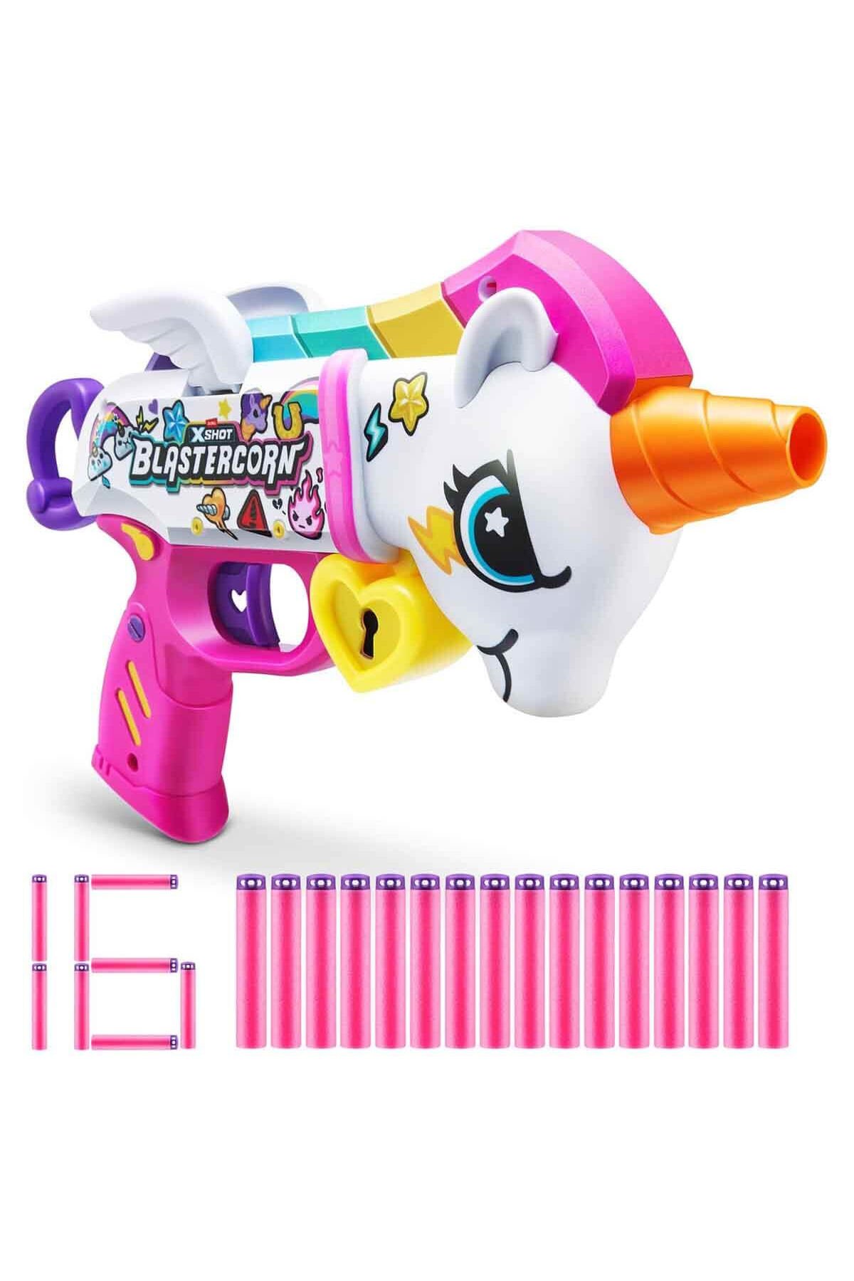 Blastercorn 16 Mermili Sünger Dart Atan Silah 30 cm: Bu Unicorn'u Kızdırmak İstemezsin!