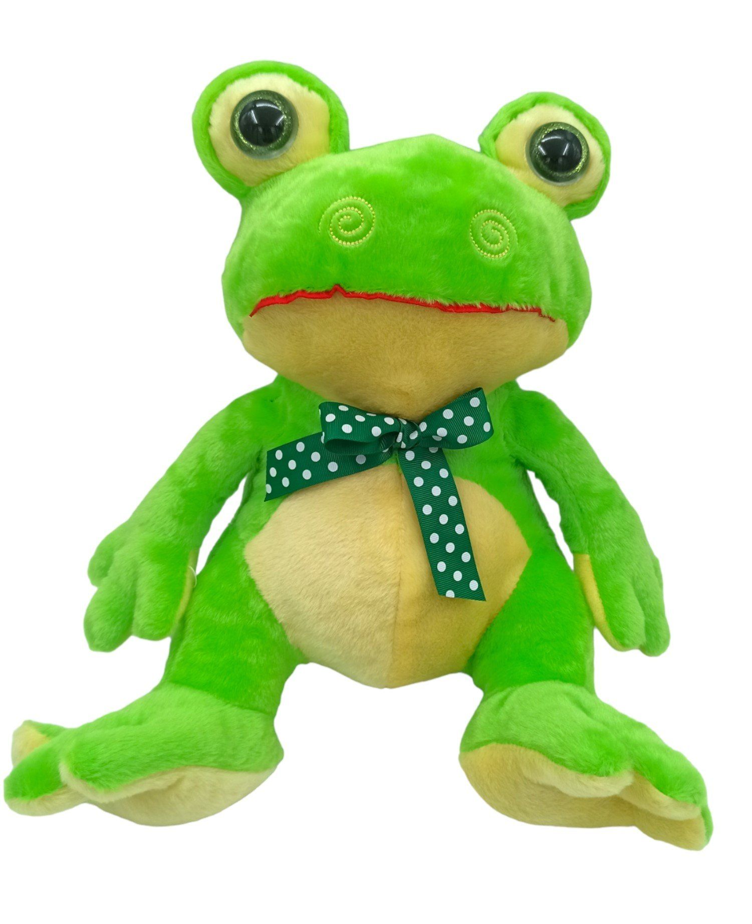 Oyuncak Peluş Kurbağa Canlı Renkli Peluş Kurbağa 40cm.