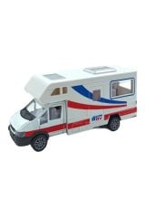 Oyuncak Karavan Metal Plastik Çek Bırak Özellikli Karavan 17cm.