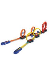 Hot Wheels Çok Çemberli Yarış Seti: Dev Çemberi İlk Aşan Sen Ol, Diğer Setlerle Bağlan!