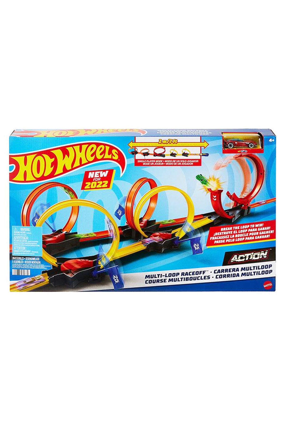 Hot Wheels Çok Çemberli Yarış Seti: Dev Çemberi İlk Aşan Sen Ol, Diğer Setlerle Bağlan!