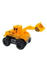 Kamyon Dozer Seti Çarpıp Dönen Işıklı Müzikli Oyuncak Dozer Kamyon 2li Set 18cm.