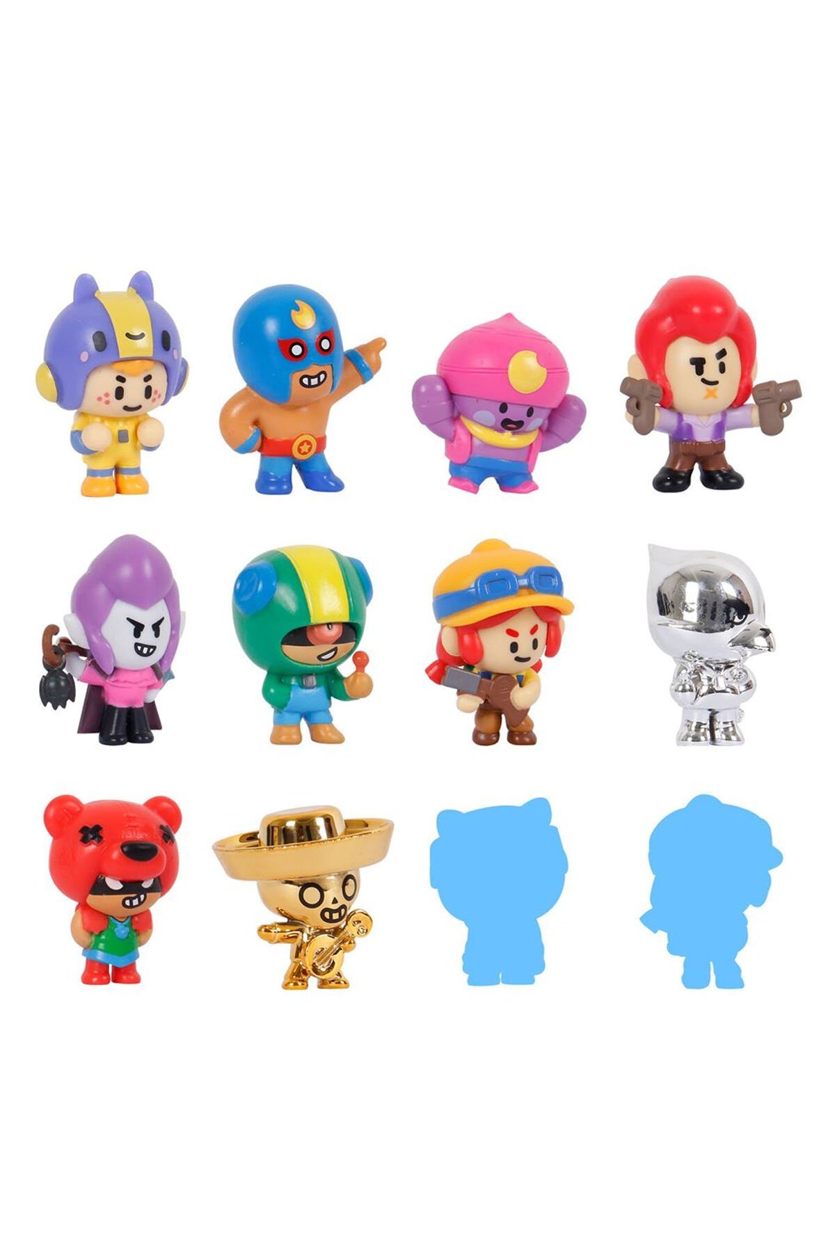 Lisanslı Brawl Stars 12'li Delüks Figür Seti: 10 + 2 Gizli Figürle Koleksiyonunu Tamamla!