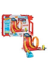Hot Wheels Track Builder Benzin Bidonu Akrobasi Seti: Kendi Pistini İnşa Et, Hız ve Akrobasiye Doy!
