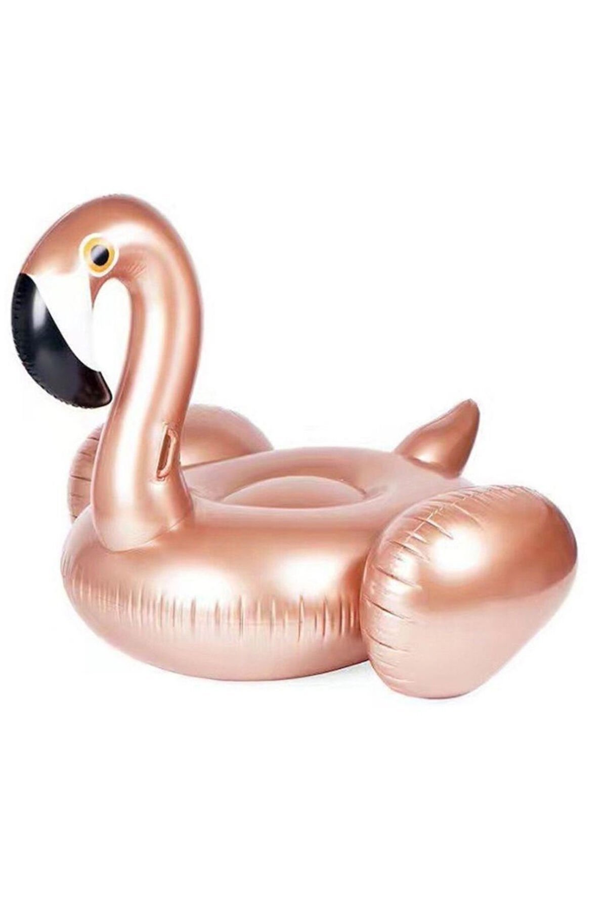 Dev Şişme Flamingo Altın Renkli 192x180cm. ile Yazın Yıldızı Siz Olun!