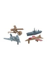 Oyuncak Asker Savaş Seti Askerli Tank Gemi ve Uçaklı 10 Parça Savaş Seti