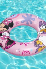 Disney Junior® Minnie Mouse Yüzme Simidi 56 cm: Minnie ve Daisy ile Suda Eğlenceye Dalın!