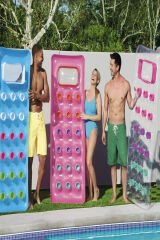 Summer Colors™ Şeffaf Pencereli Deniz Yatağı 1,88 m x 71 cm: Su Altını Keşfederken Güneşlenin!