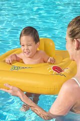 Swim Safe ABC™ WonderSplash™ Üçlü Simit Bebek Kare Bot Binici 76 cm: Bebeğinizin Suyla İlk Güvenli Tanışması!
