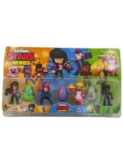 Brawl Stars Karakterleri 4 Figür 3 Yumurta Set