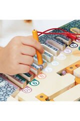 Manyetik Dinozor Yumurtası Labirenti Ahşap Oyuncak ile Renkleri ve Sayıları Keşfet!