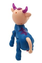 Oyuncak İnek Sesli Işıklı Müzikli Yürüyebilen Oyuncak Sevimli İnek 18cm.