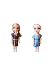 Frozen Anna ve Elsa Oyuncak Bebek Seti - 2 Büyük, 2 Küçük