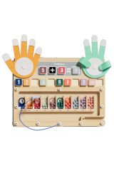 Manyetik Ahşap Kartlarla Parmak ve Boncuk Matematiği Oyunu ile Sayılarla Tanışın!