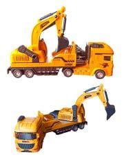 Sürtmeli Metal Kasa Oyuncak Kamyon Kepçe - 26 cm