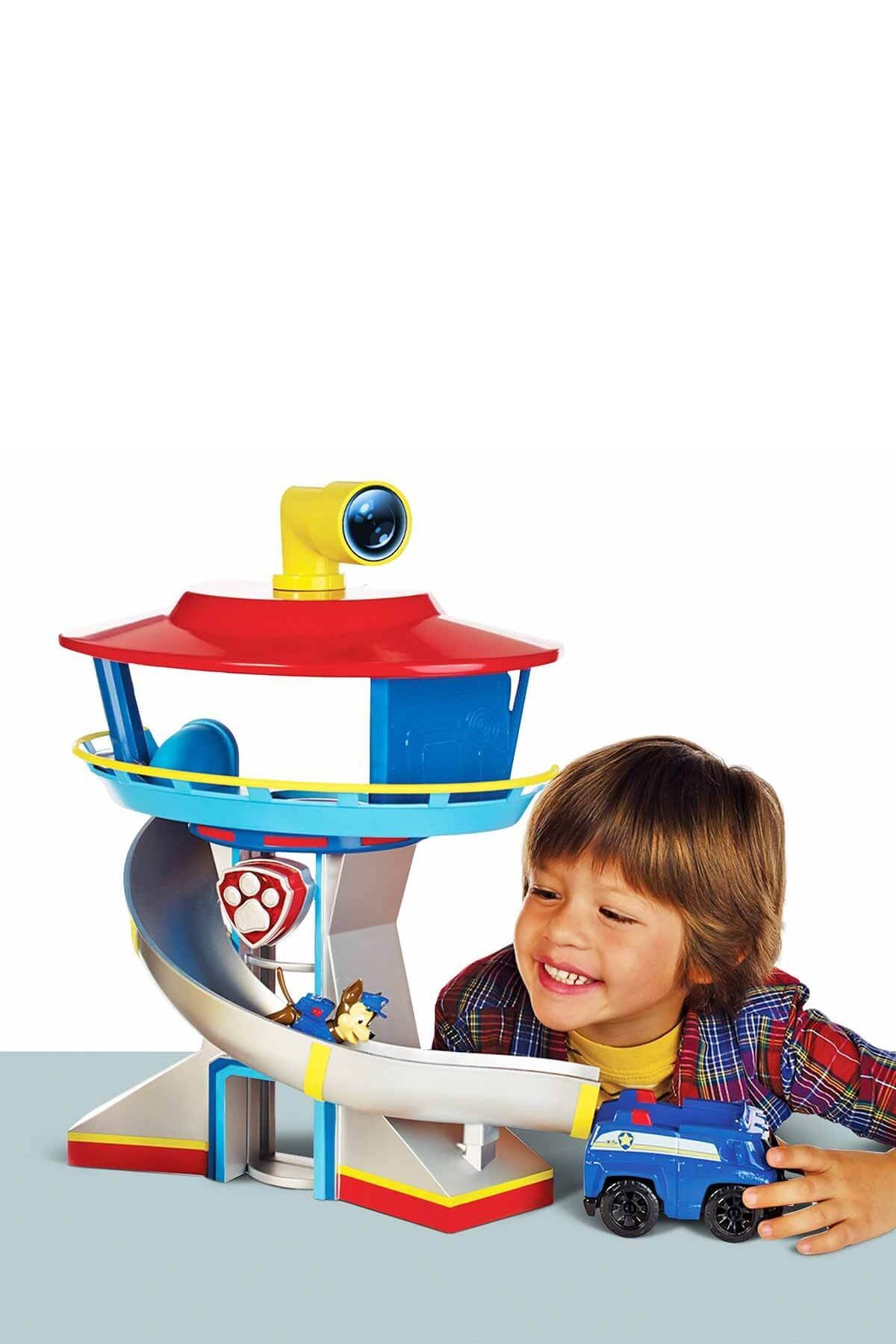 PAW Patrol Sesli ve Işıklı Gözetleme Kulesi Oyun Seti ile Chase Göreve Hazır!