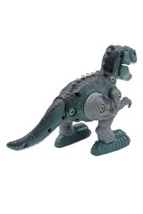 Eğlence Dolu Kumandalı Oyuncak Dinozor Sesli, Işıklı ve Pilli Matkabıyla Sök-Tak Özellikli 30cm.