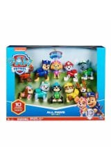 Tüm Ekip Bir Arada: Orijinal Lisanslı Paw Patrol 10'lu Figürler Hediye Paketi