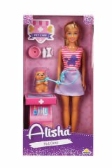 Veteriner Alisha Görevde! Alisha Veteriner Seti ile Hayvanlar Artık Daha Sağlıklı!