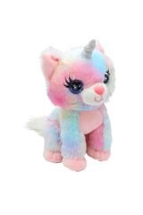 Cutekins Peluş Caticorn Rengarenk Tek Boynuzlu Kedi Şimdi Çantasında!