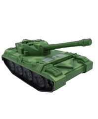 Oyuncak Tank Çarpıp Dönen Işıklı Sesli Oyuncak Tank 20cm. Yeşil