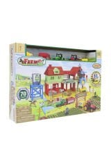 Gerçekçi 70 Parça Çiftlik Oyun Seti – Minik Çiftçilere Büyük Dünya!