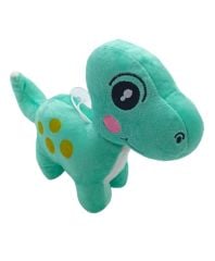 Oyuncak Peluş Dinozor Sevimli Rengarenk Peluş Dinazor 20x25cm. Yeşil
