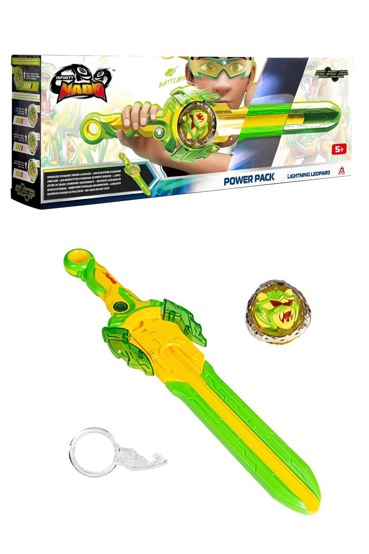 Infinity Nado Lightning Leopard – Metal Nado & Epic Launcher Power Seti