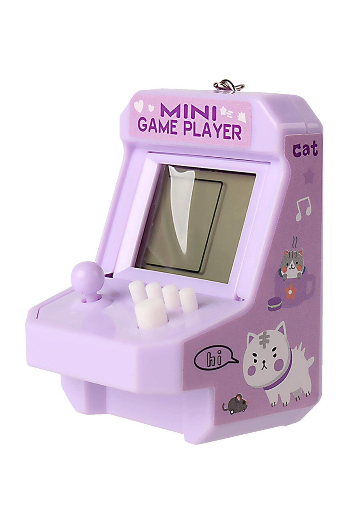 Mini Oyun Konsolu 23 Oyun Modlu Anahtarlık Tetris – Retro Eğlence