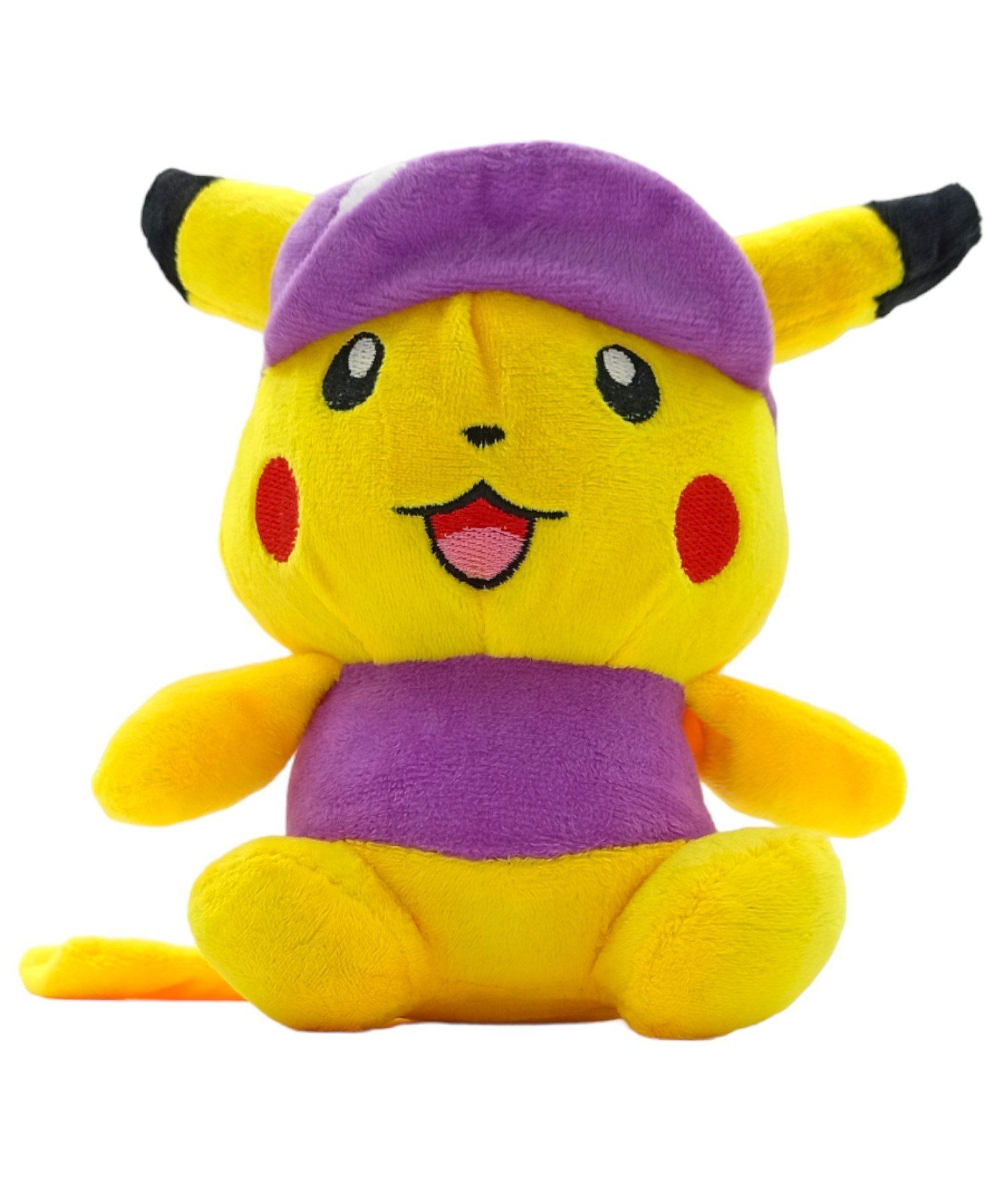 Pokemon Peluş Pikachu Sevimli Renkli Peluş Oyuncakları Mor 20cm.