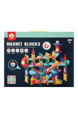 Işıklı Manyetik Bloklar 105 Parça – Çocuklar İçin Manyetik İnşa Seti