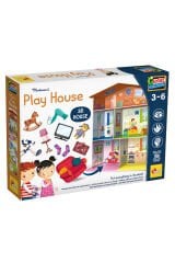 Çocuklar İçin Montessori 3D Ev Yapım ve Yerleştirme Oyunu Seti