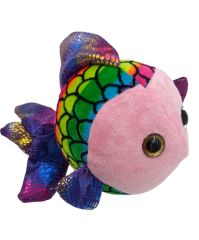 Oyuncak Peluş Balık Rengarenk Sevimli Peluş Balık 20cm.
