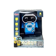 Uzaktan Kumandalı 2.4G Şarjlı El Sensörlüde Kullanabilen Robot-Araba Mavi/Sarı