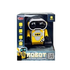 Uzaktan Kumandalı 2.4G Şarjlı El Sensörlüde Kullanabilen Robot-Araba Mavi/Sarı