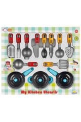 Little Chef ile Hayali Lezzetler | Mutfak Gereçleri Oyun Seti 16 Parça