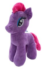 Eğlence Dolu Maceralar İçin Asılabilir Oyuncak Mor Renkli Peluş Pony Figürü 23cm.