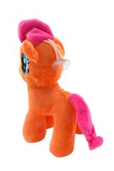 Çocukların Favorisi: Vantuzlu Peluş Pony Figürü Turuncu Renkli 23cm.