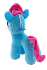 Sevimli ve Dayanıklı: Vantuzlu Oyuncak Pony Figürü Mavi Renkli 23cm.