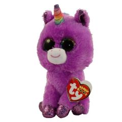 Ty Beanie Boos Rosette The Purple Mor Unicorn 10cm.