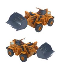 Metal Kepçe Dozer ve Forklift Set 3lü GWL Oyuncak İş Makinaları Seti