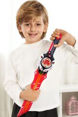 Infinity Nado Proskill Pack Blazing War Bear Işıklı Metal Topaç ve Epic Launcher Kılıç Fırlatıcı 48 cm