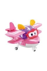Harika Kanatlar Dönüşen Ellie 12 cm | Orijinal Super Wings Transforming Figür | Uçaktan Robota Dönüşen Oyuncak