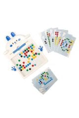 Sevimli Tavşan Manyetik Çizim Tahtası – 50 Boncuklu Manyetik Kalemli Çocuk Eğitim Oyuncağı