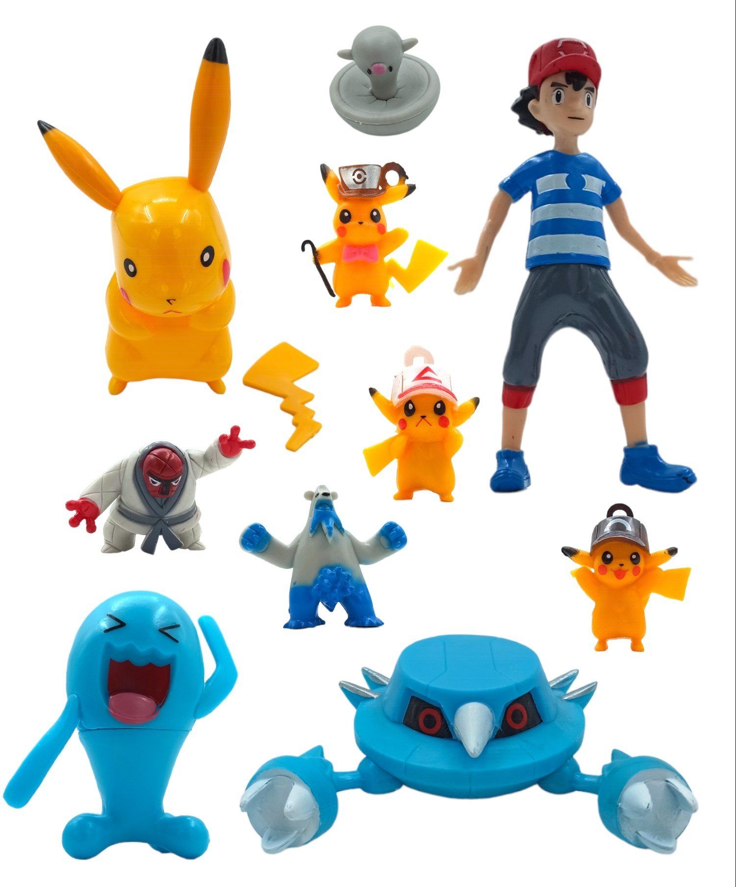 Oyuncak Pokemon Go Figürleri 11 Parça Pikachu Karakterleri Seti