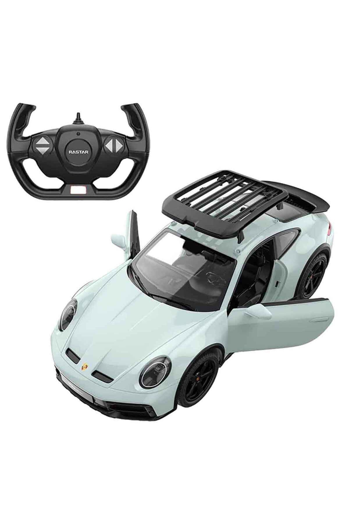 1:14 Porsche 911 Dakar Standard Version Uzaktan Kumandalı Araba – 2.4 GHz, Full Fonksiyon, Kapıları Açılır, Tavan Rafı Çıkarılabilir