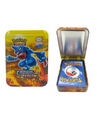 Pokemon Kartları İthal Özel Teneke Kutusunda 43 Kart Pikachu Kartları (Sarı Kutu)